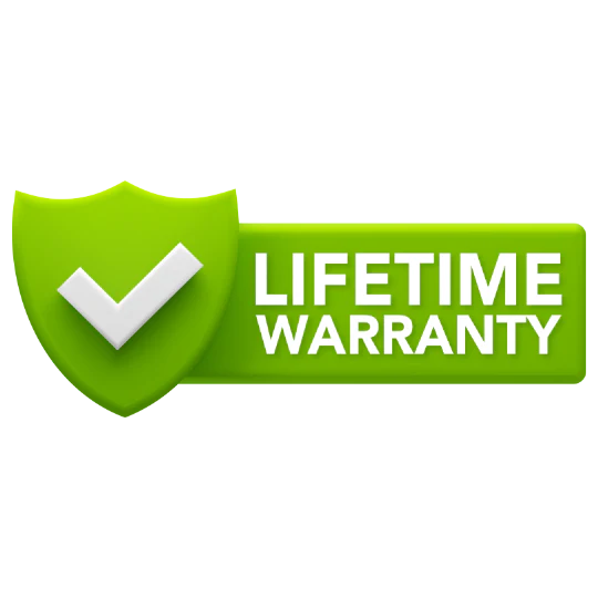 Lifetime Replacement Warranty ✅
